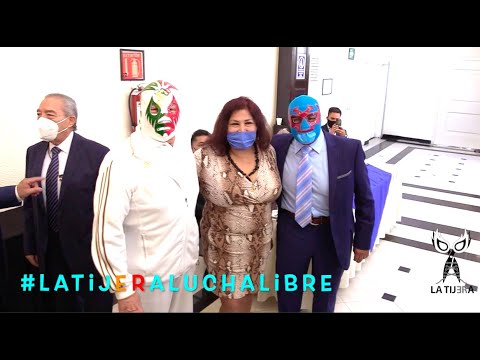 Mil Máscaras: "Puedo hacer 100 sentadillas seguidas". Dos Caras, Lola Gonzalez, Máscara Año 2000, background