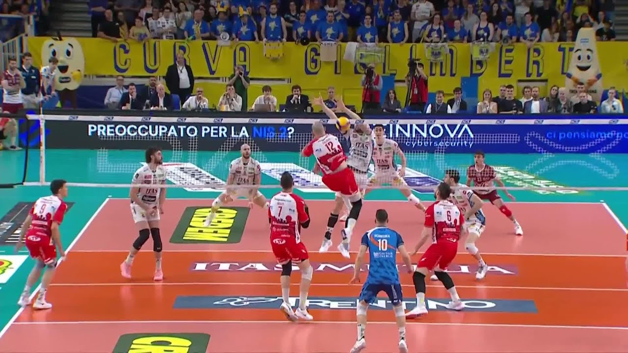 Itas Trentino vs. Gas Sales Bluenergy Piacenza - Superlega Credem Banca VBTV Match Highlights