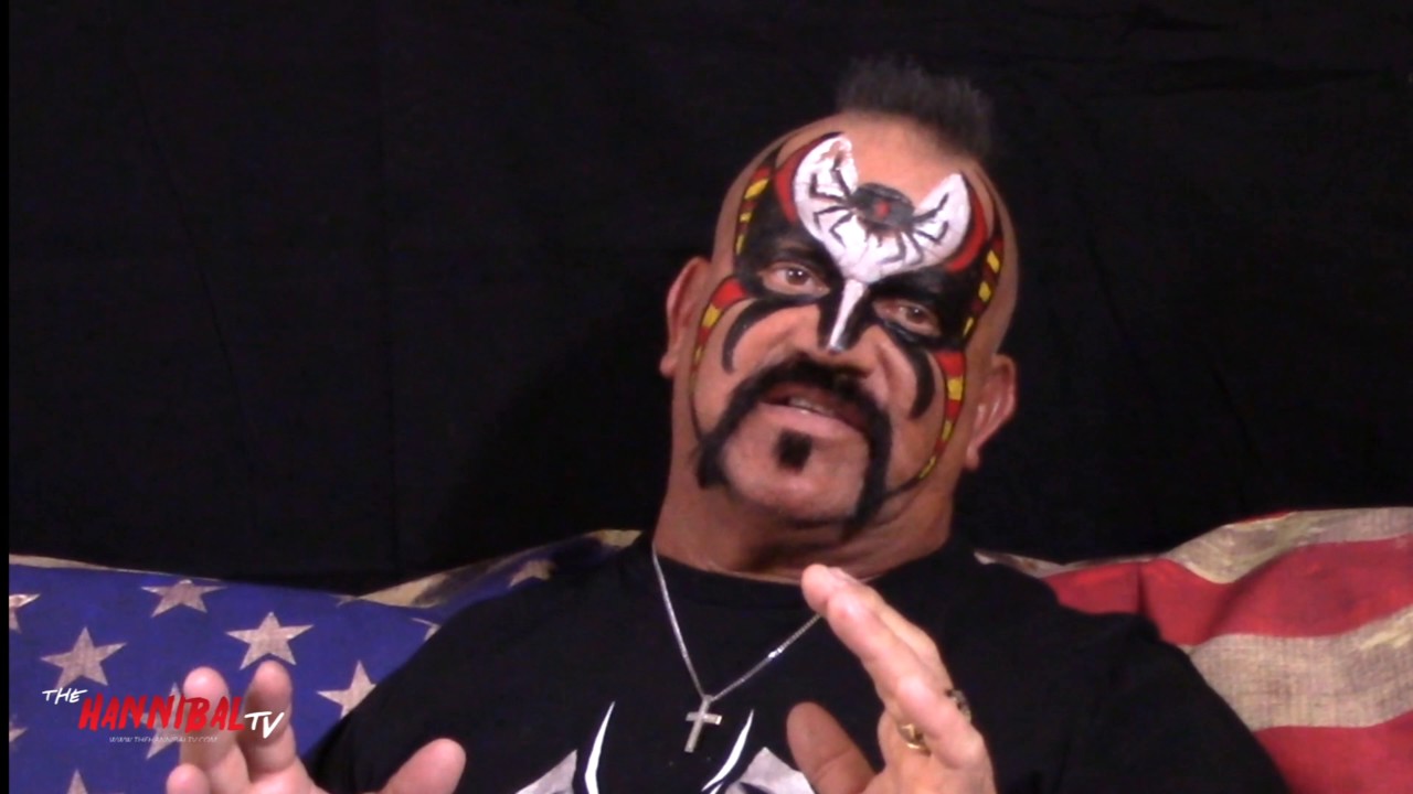 Road Warrior Animal on Hawks Death background