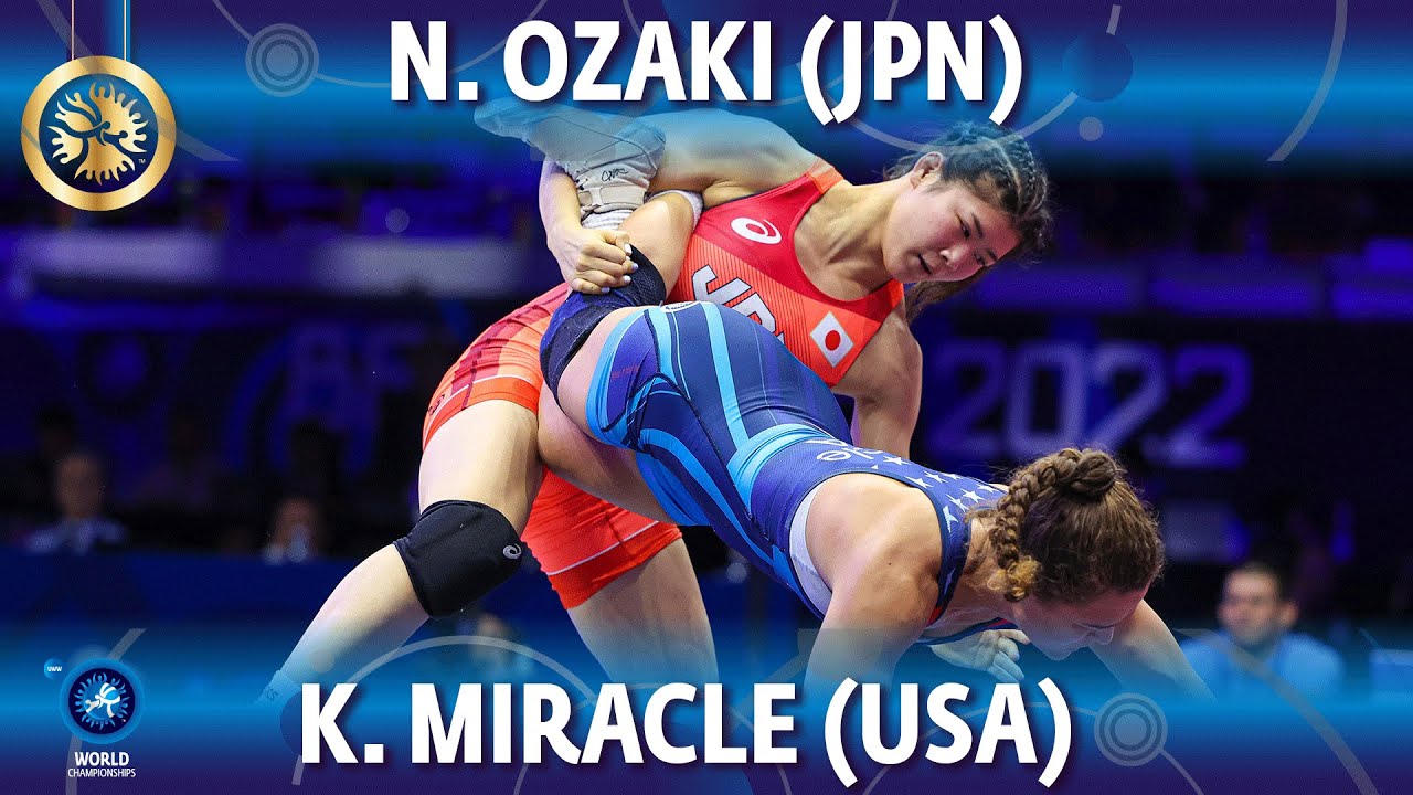 Nonoka Ozaki (JPN) vs Kayla Miracle (USA) - Final // World Championships 2022 // 62kg background
