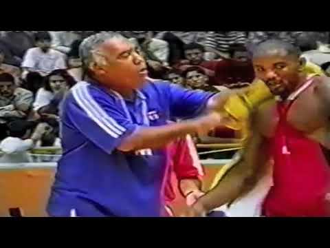 #TBT: Olympic Champ A. Saitiev Sneaks Past Romero in '02 World Finals background