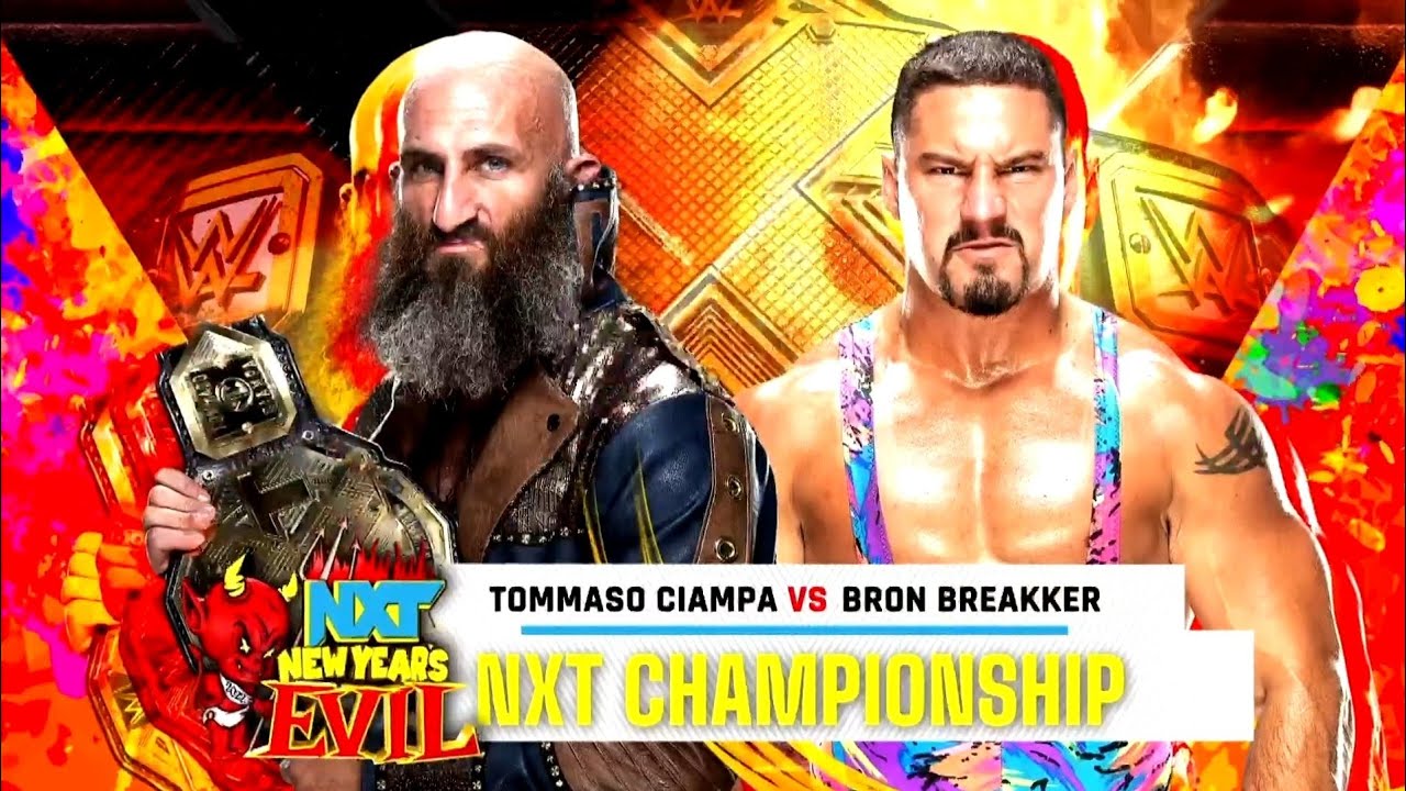 Tommaso Ciampa vs Bron Breakker (NXT Championship - Full Match Part 3/3) background
