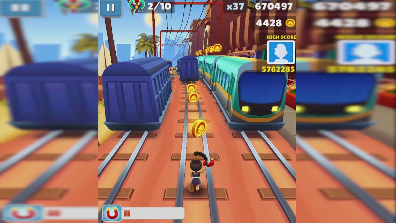 Subway Surfers Cairo Android Gameplay backdrop
