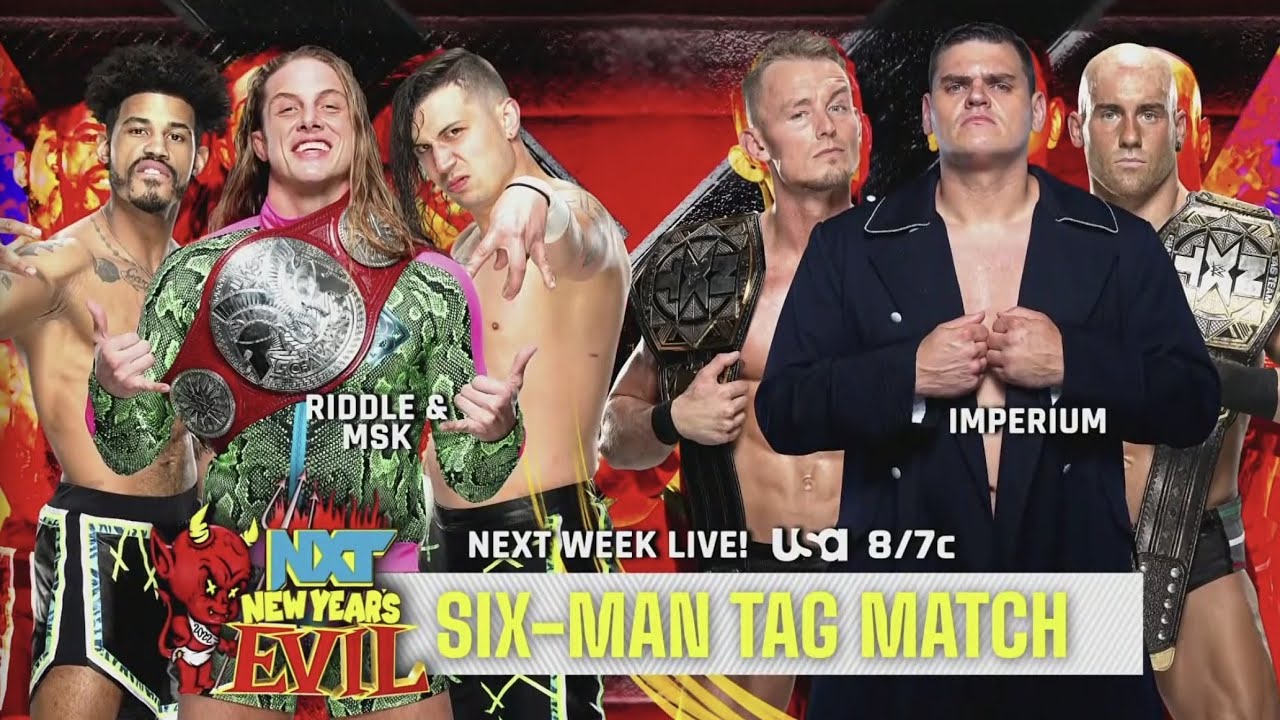 MSK & Riddle vs Imperium (6-Man Tag Team - Full Match Part 2/2)