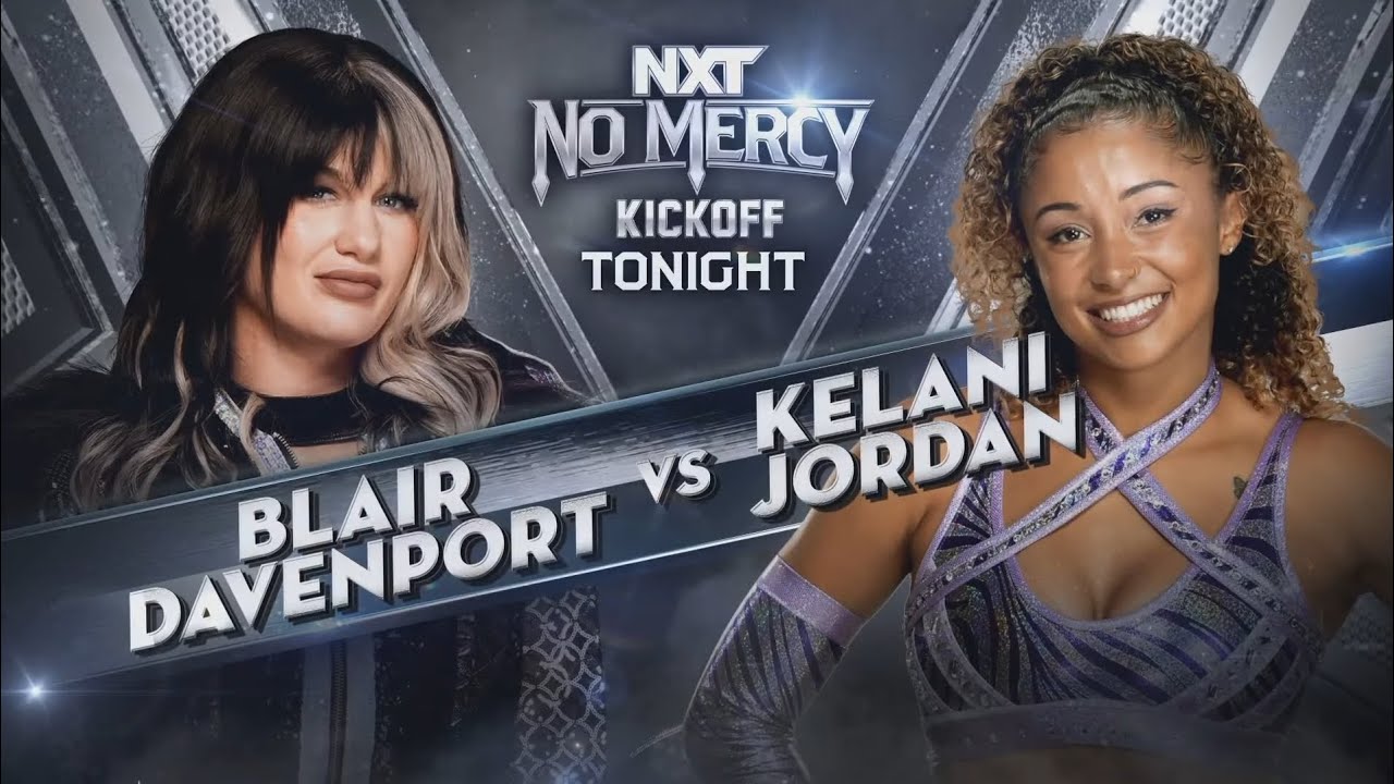 FULL MATCH: Blair Davenport vs Kelani Jordan | NXT No Mercy Kickoff background