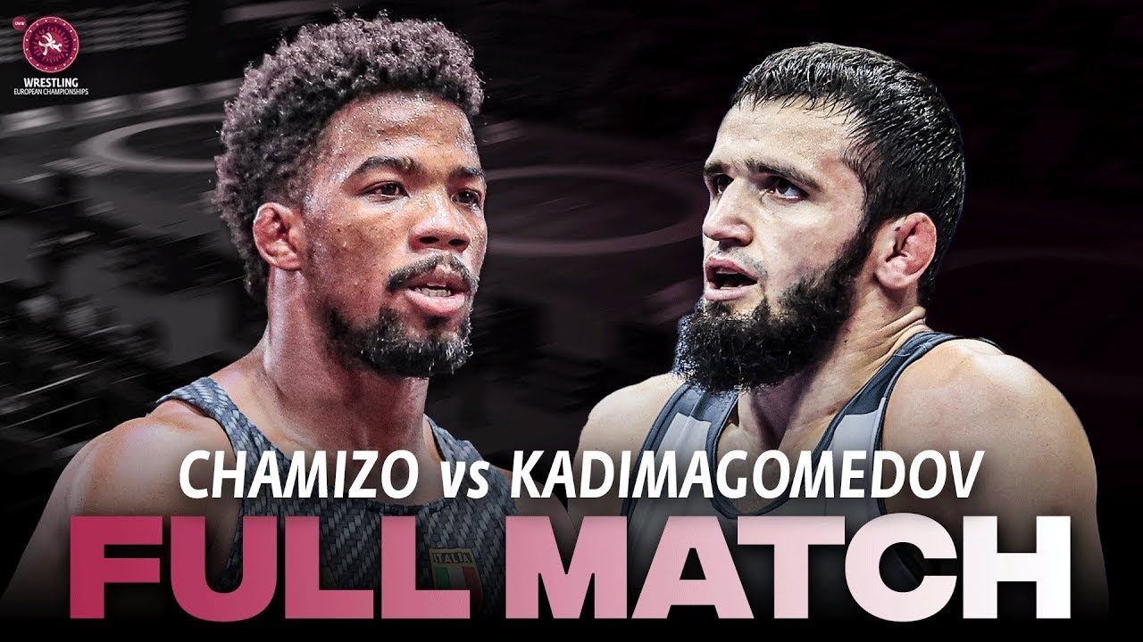 M. KADIMAGOMEDOV (AIN) vs. Frank CHAMIZO (ITA) | 2024 European Championships | Semi Final | FS 79Kg background