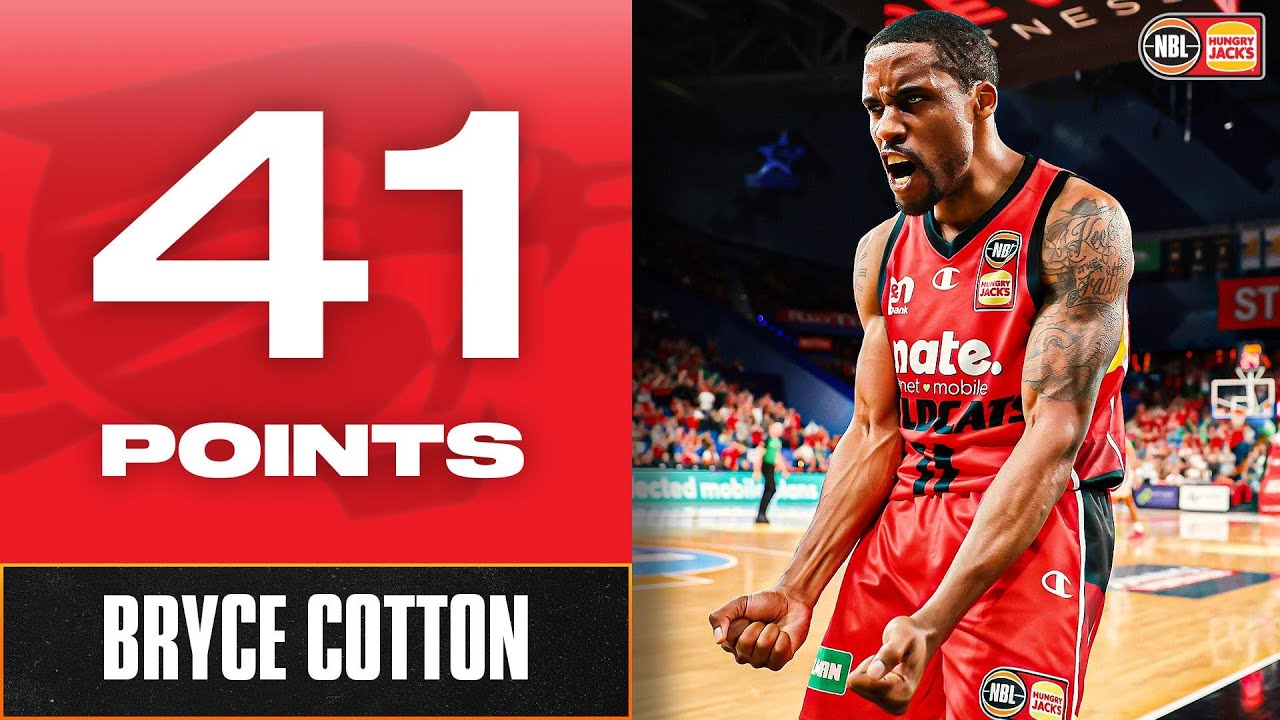 Bryce Cotton 41 points vs. Sydney Kings - Round 9, NBL24