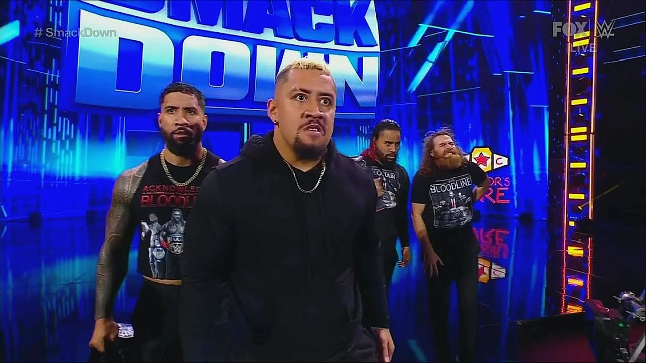 Solo Sikoa Debut The Bloodline - WWE SmackDown 9/9/2022 background