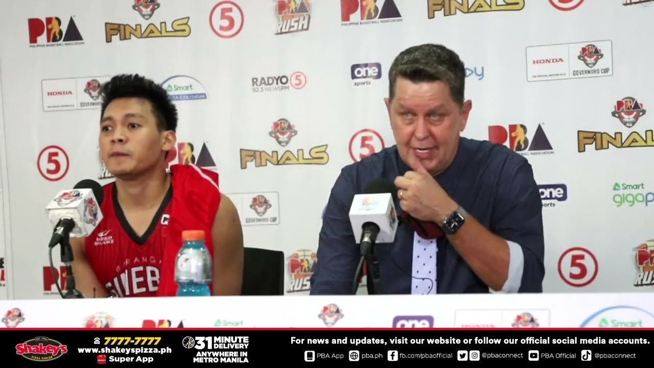 #PBAFinals GOVS CUP Post Game Interview- April 17 - Ginebra takes G5, beats Meralco, 115-110. backdrop