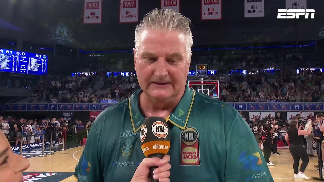 Scott Roth post-game interview vs Melbourne United: Championship Series background