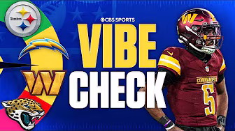 NFL Week 8 Vibe Check: Commanders, Chargers, Jags & Steelers Trending Up or Down? background