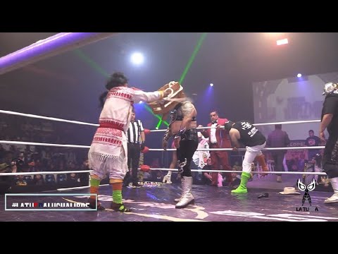 Máscara contra cabellera: Hijo de Brazo de Platino Vs Juan Diego en los 9 años de Boom y GAW background