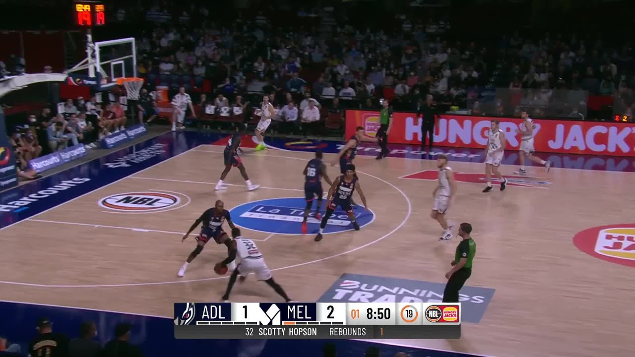 Adelaide 36ers vs. Melbourne United - Game Highlights background