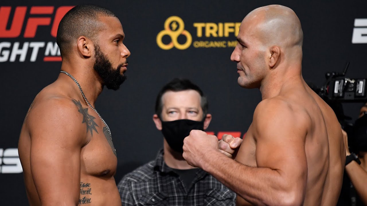 Todas as encaradas da Pesagem | UFC Vegas 13 background
