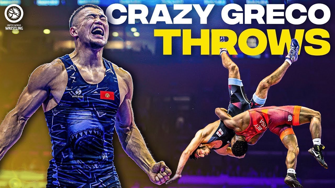 5 Minutes of Crazy Greco-Roman Wrestling Throws background