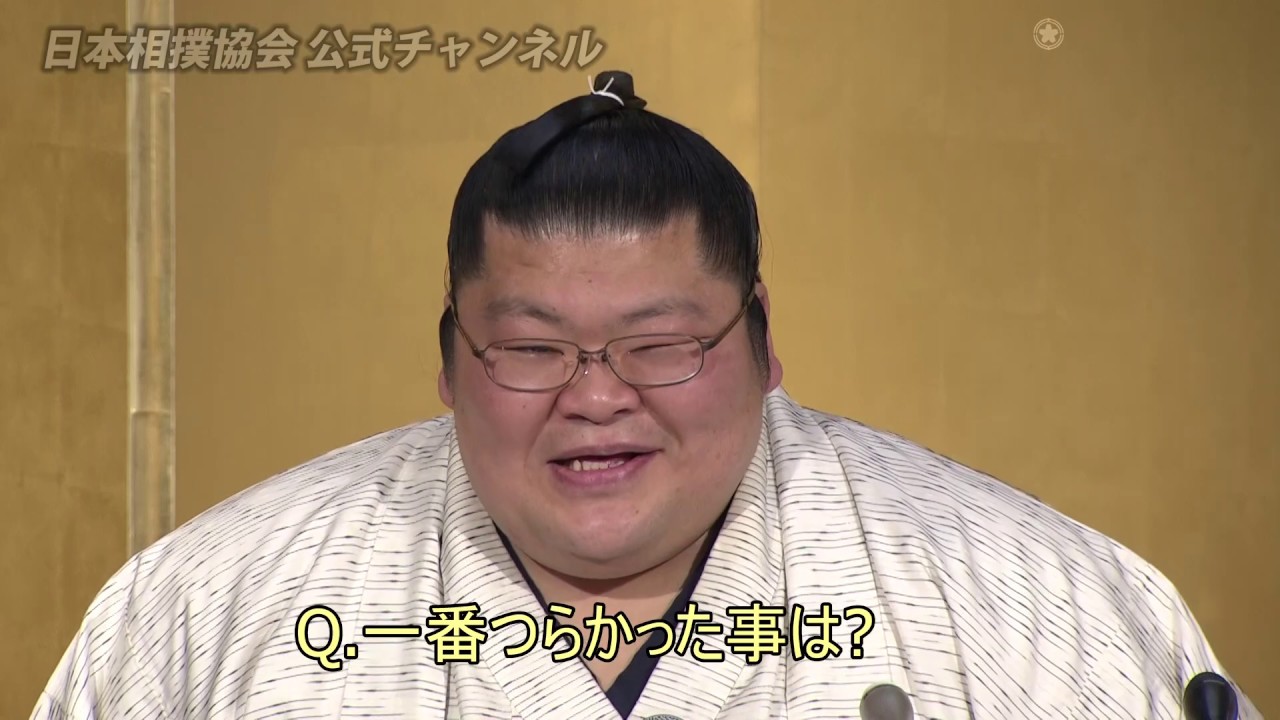 豪風 引退会見