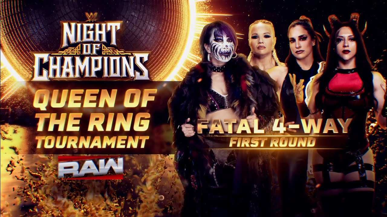 Asuka vs Ivy Nile vs Raquel Rodriguez vs Stephanie Vaquer | Raw June 16, 2025 (Part 1) background