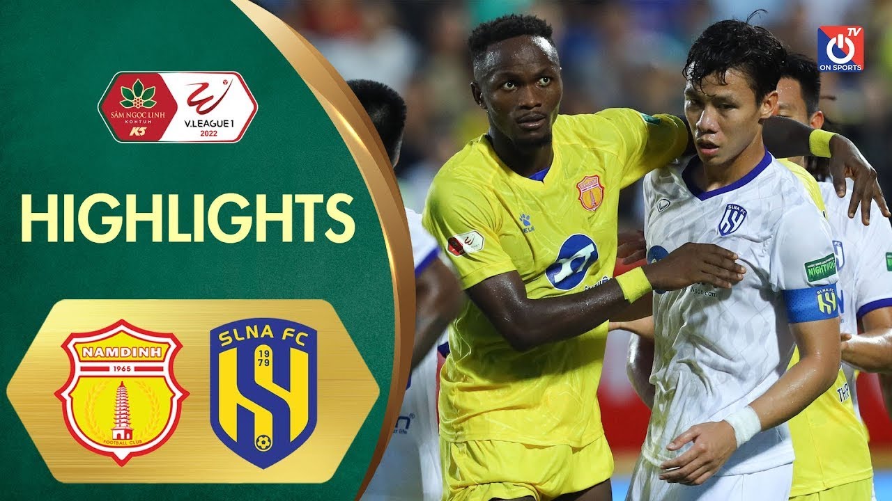 Highlights Nam Định - SLNA | Trần Đình Tiến NÃ ĐẠI BÁC căng như kẻ chỉ, Nam Định thua đau sân nhà