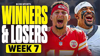 Biggest WINNERS & LOSERS From NFL Week 7 | Jalen Hurts Near Perfect vs Vikings, Chiefs Are Back👀 backdrop