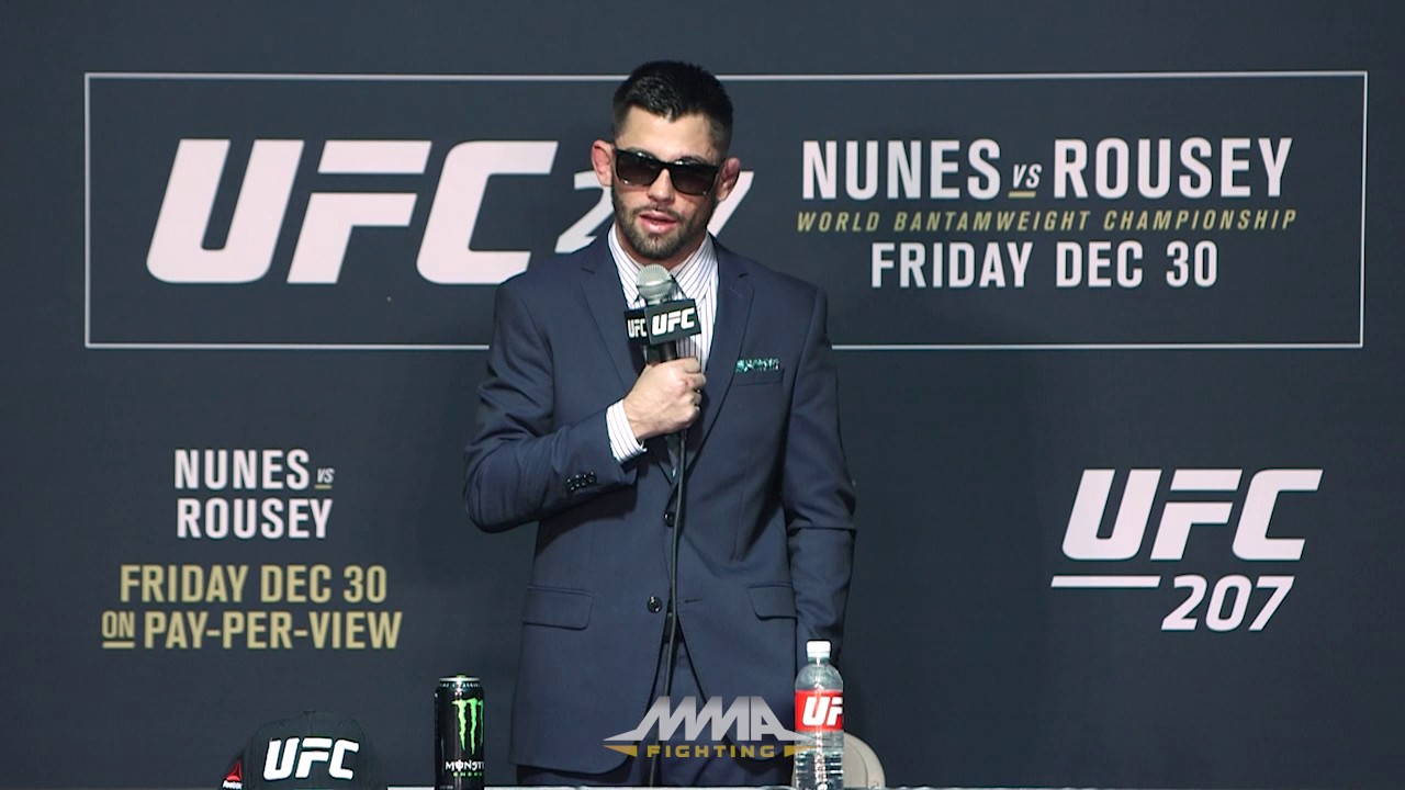 UFC 207 Post-Fight Press Conference: Dominick Cruz backdrop