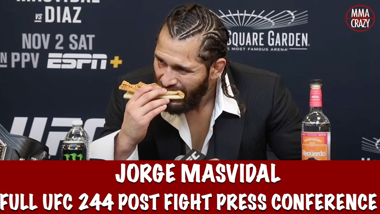 Full UFC 244: Jorge Masvidal Post-Fight Press Conference background