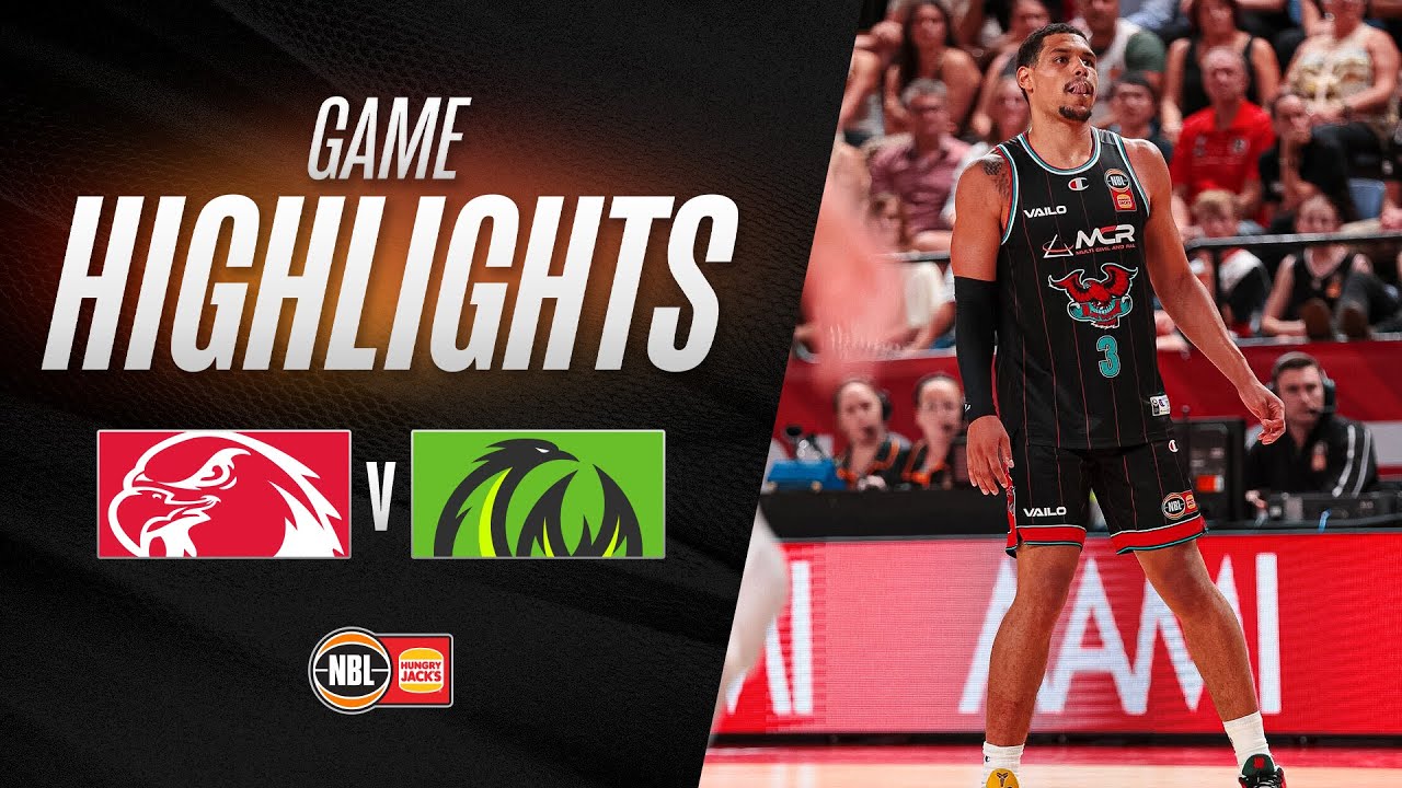 Illawarra Hawks vs. South East Melbourne Phoenix - Game Highlights - Playoff Game 1, NBL25 background