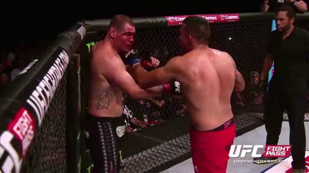 Os golpes de Werdum contra Velasquez em câmera lenta