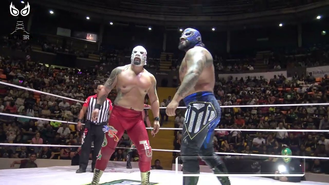 Bandido, DMT Azul y Máximo Vs Psicosis, Texano Jr, y Canek Jr en Lucha Fest León backdrop