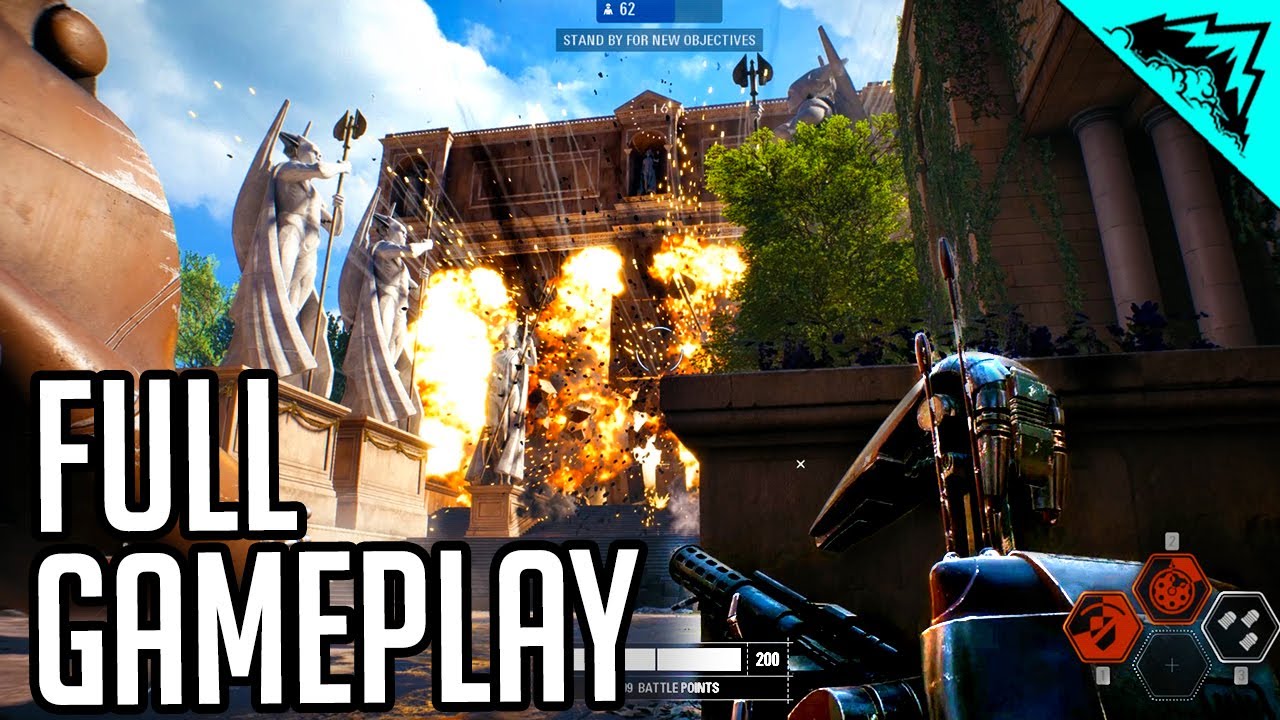 Star Wars Battlefront 2 Multiplayer Gameplay (FULL 16 MINUTE GAMEPLAY SNIPER & HEAVY) background