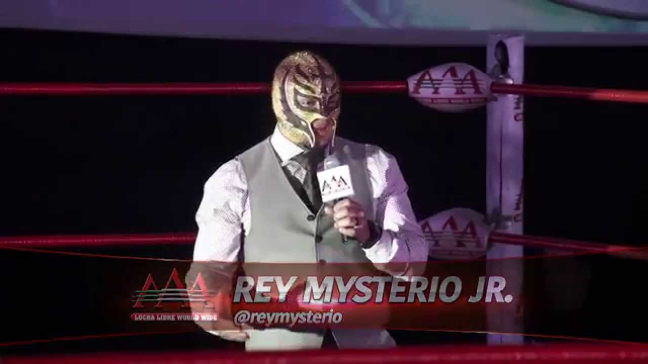 Presentación Rey Mysterio Jr - AAA Sin Límite - Lucha Libre AAA background