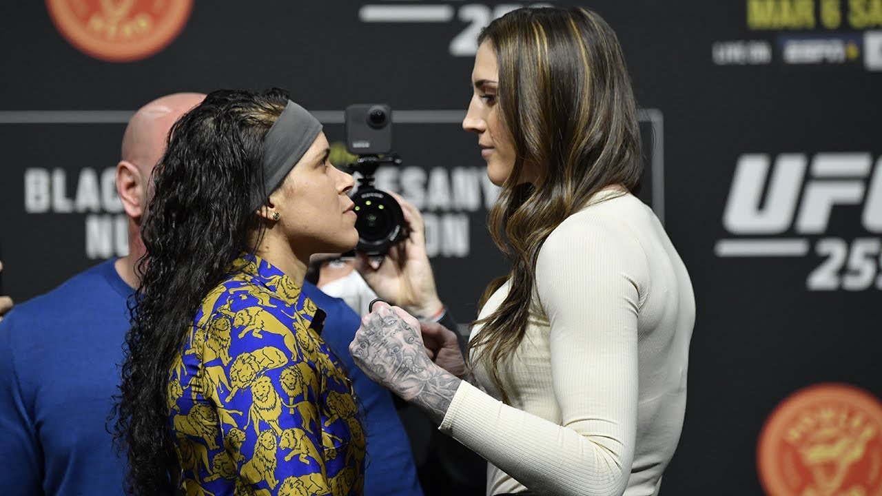 Encaradas da Coletiva de Imprensa do UFC 259 backdrop