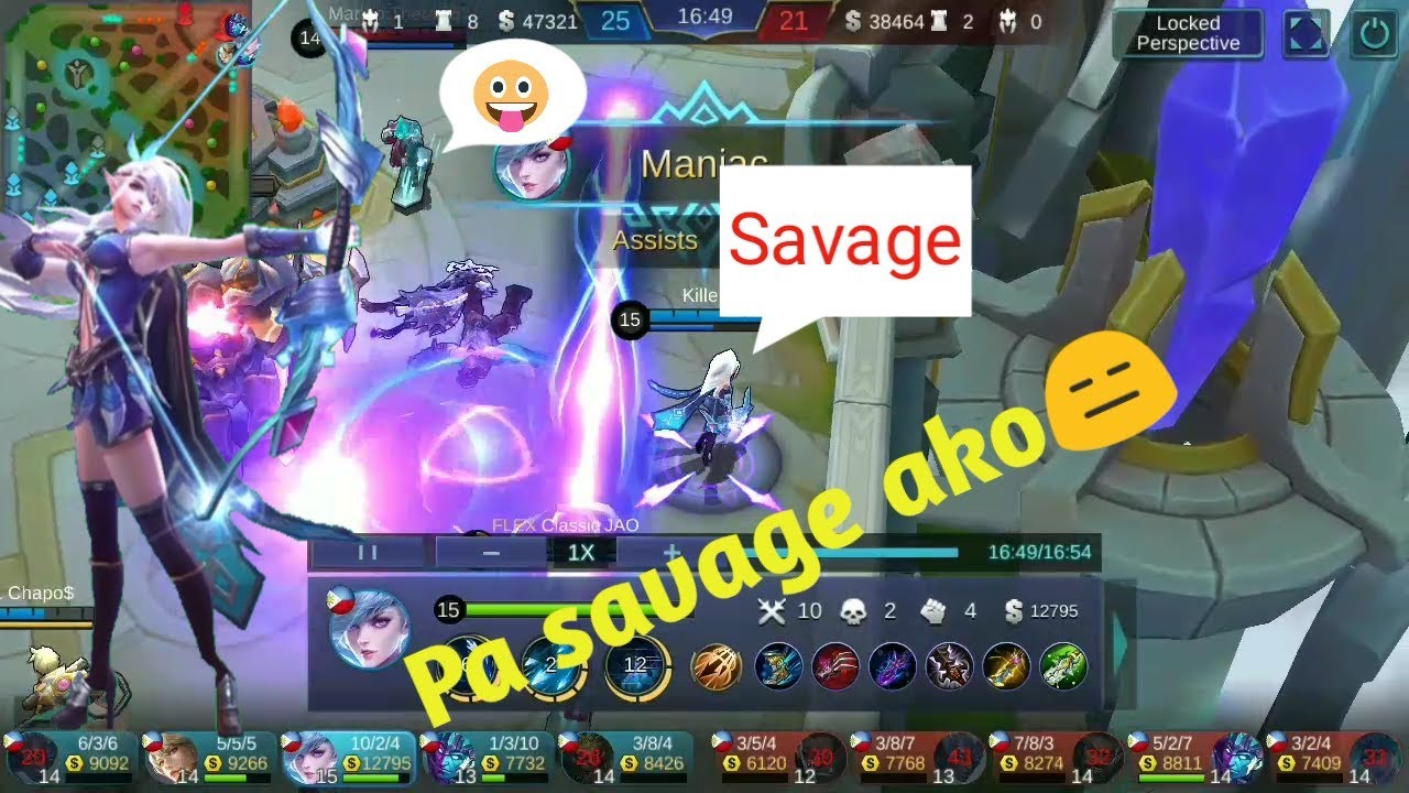 Miya Late game Savage (MasterKiller) Mobile Legend Bang Bang background