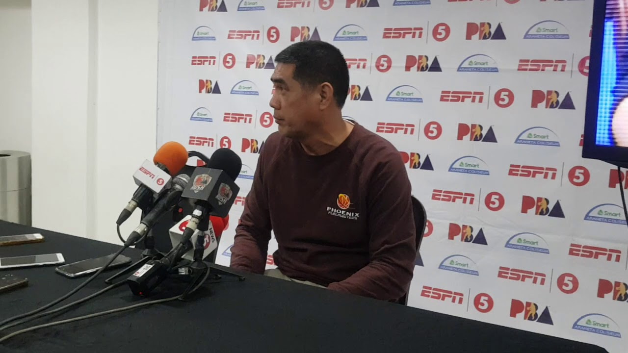 Post-Game: 2018 PBA Governor's Cup - Coach Louie Alas background