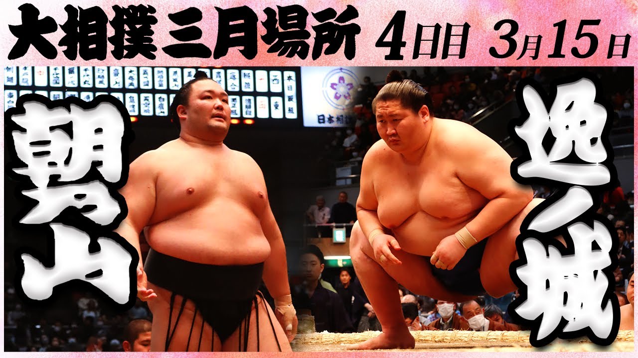 大相撲 朝乃山ー逸ノ城<令和5年三月場所・四日目>SUMO background