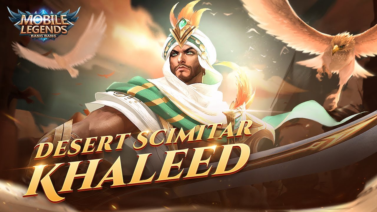 Hero Spotlight | Khaleed | Desert Scimitar | Mobile Legends: Bang Bang background
