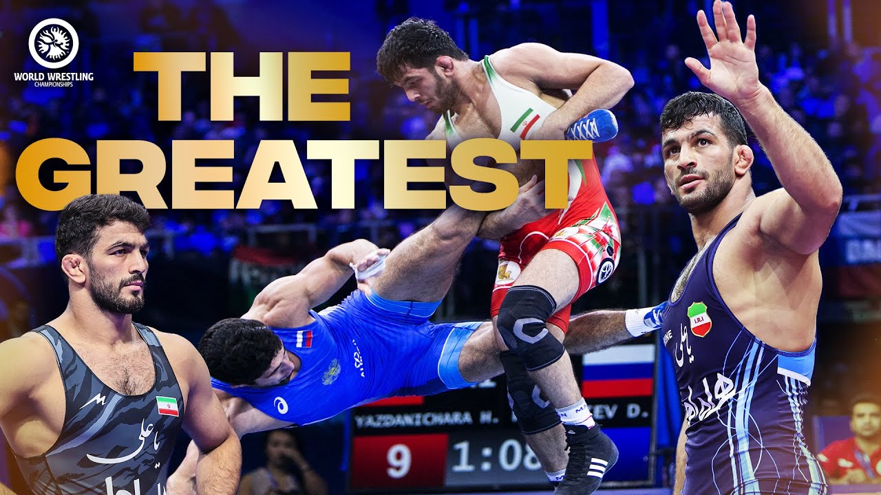 Hassan YAZDANI (IRI) v. D. KURUGLIEV (RUS) | FS 86kg | 2018 World Championships | BRONZE background