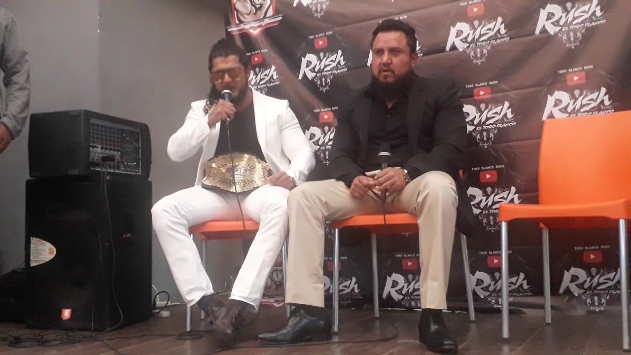 Rush: "No voy a AAA, trabajar con sus elementos sí y de Konnan no puedo hablar mal, me ayudo en USA" background