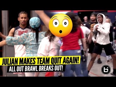 Julian Newman Makes Team QUIT AGAIN & All Out BRAWL Breaks Out! WTF! background