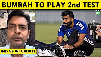 IND VS WI: BUMRAH LIKELY TO PLAY, NO CHANGE IN INDIA'S PLAYING XI FOR 2nd TEST | TEAM INDIA PRACTICE background