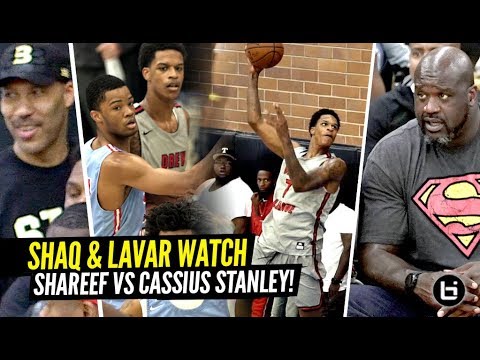 Shaq & Lavar Watch Shareef O'Neal vs Cassius Stanley GO AT IT at Drew League!!! CRAZY HYPE GAME!!