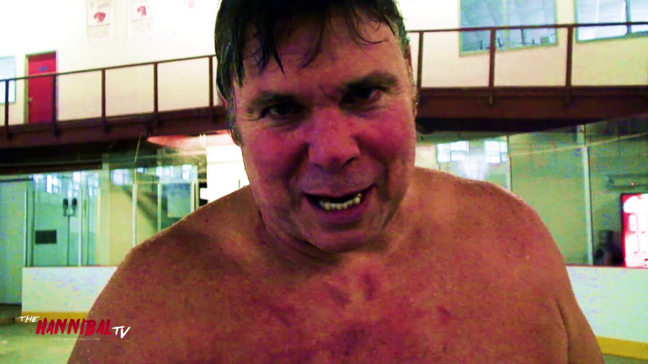 Hannibal Shoots on Lanny Poffo Backstage Fight background