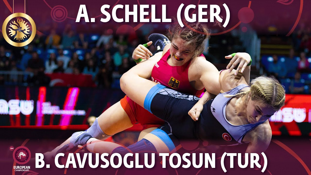 Anna Schell (GER) vs Buse Cavusoglu Tosun (TUR) - Final // European Championships 2022 background