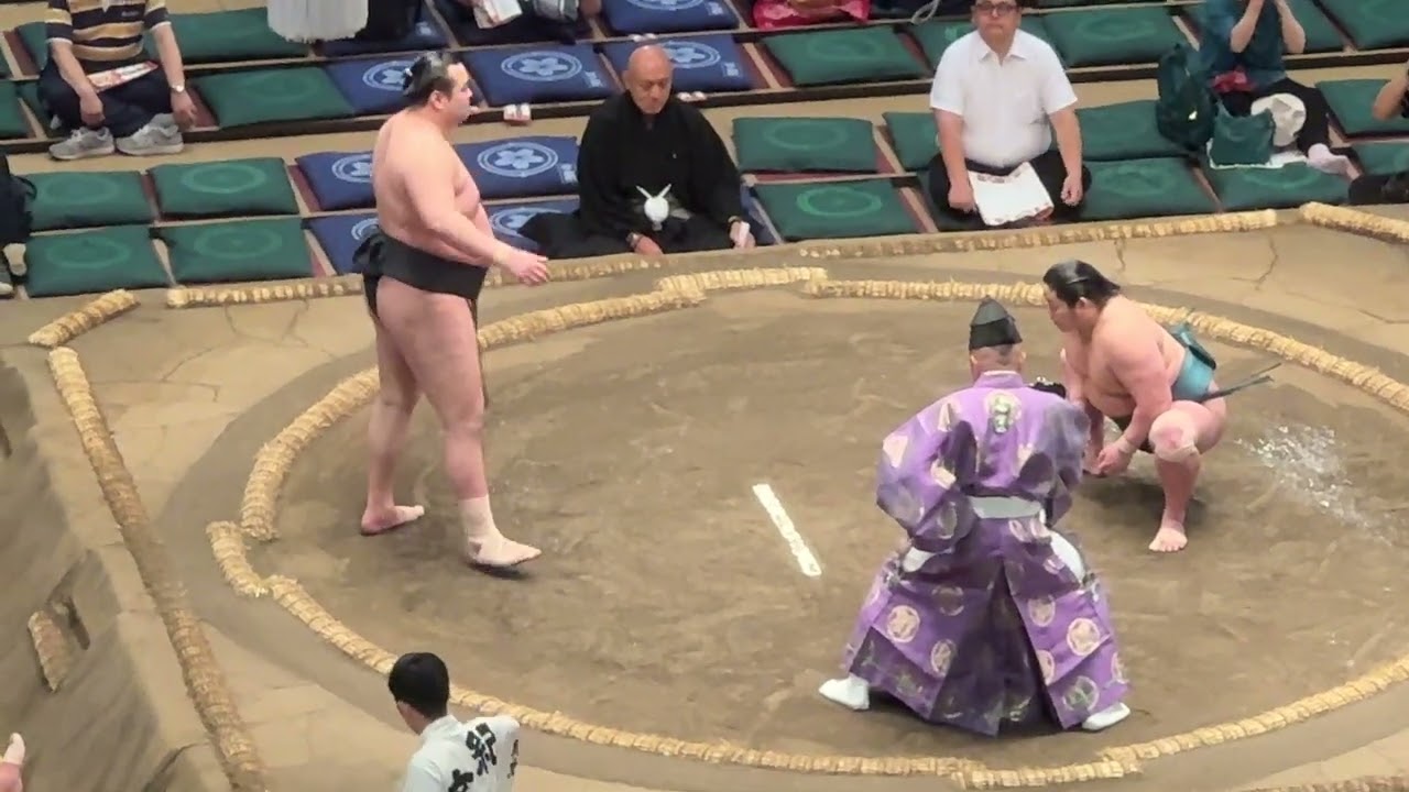 速報❗️ 二子山部屋 三田 vs 北の若【大相撲令和7年5月場所】 11日目2025/05/21 夏場所 Futagoyama MITA vs KITANOWAKA backdrop