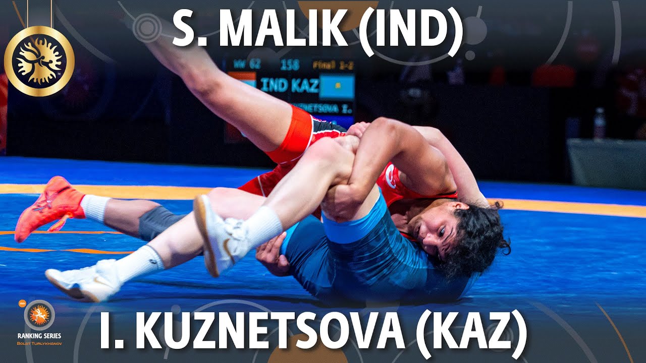 Sakshi Malik (IND) vs Irina Kuznetsova (KAZ) - Final // Bolat Turlykhanov Cup background
