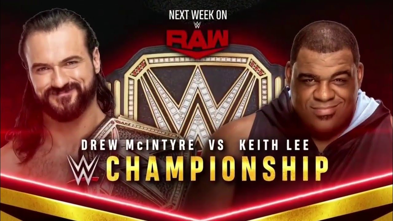 Drew McIntyre vs Keith Lee (Full Match Part 1/2) background