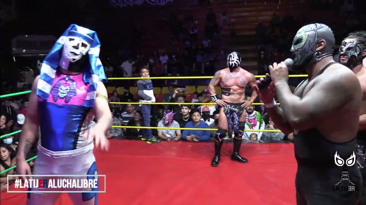 Alpha Wolf a Karis La Momia Jr: Te reconocemos por aguantar esta m4driz4. Quiero tu máscara backdrop