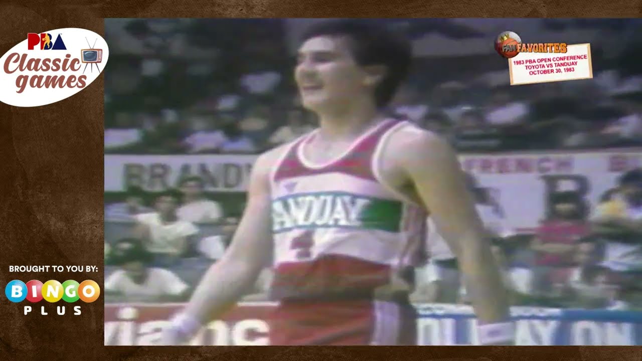 #PBAClassicGames: 1983 Open Conference TOYOTA VS. TANDUAY Oct. 30, 1983 - 2nd Quarter