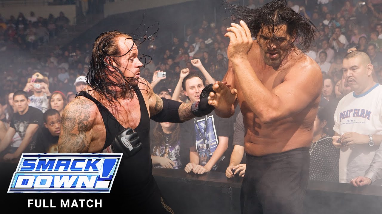 FULL MATCH - The Undertaker vs. The Great Khali – No Holds Barred Match: SmackDown, Nov. 9, 2007 backdrop