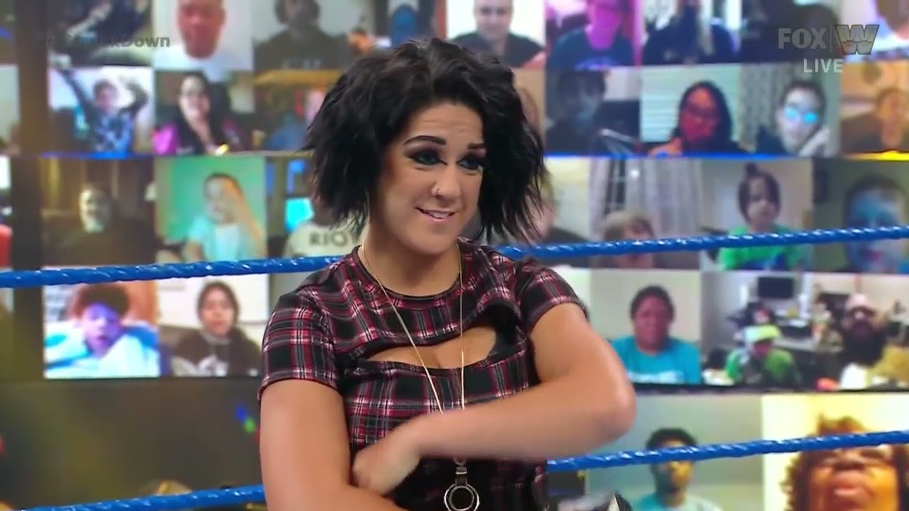 Bianca Belair attacks Bayley (Full Segment) background