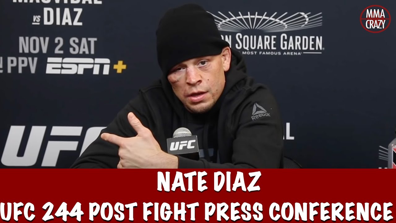 Full Nate Diaz UFC 244 Post Fight Press Conference